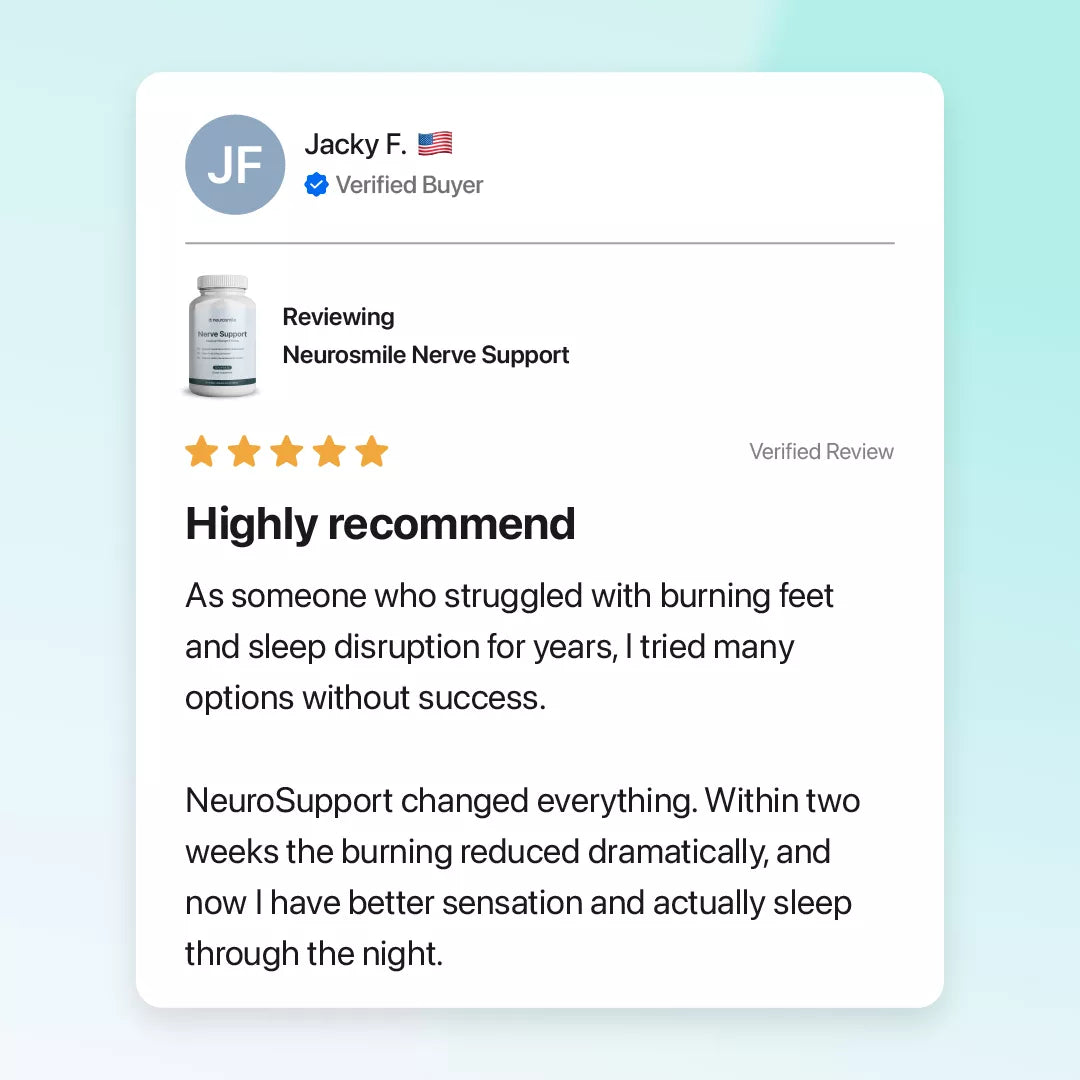 Neurosmile Nerve Support: Restore Lost Sensation & Eliminate Nerve Pain Naturally